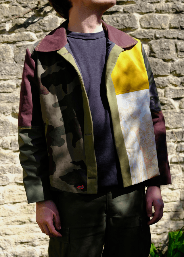 Veste patchwork camouflage