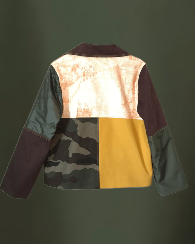 Veste patchwork camouflage
