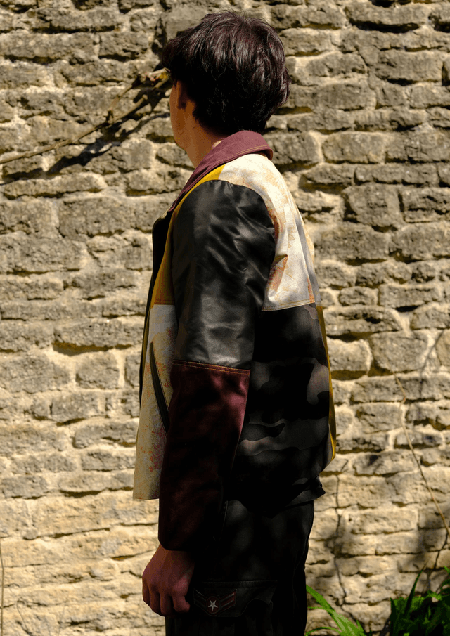 Veste patchwork camouflage